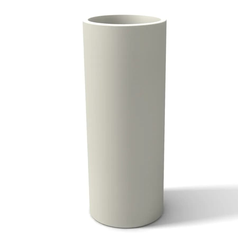 Portavaso da esterno 90 h cm in polietilene bianco - Contesly