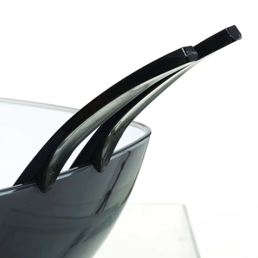 Set 2 posate per insalatiera 30h cm grigio - Ondas