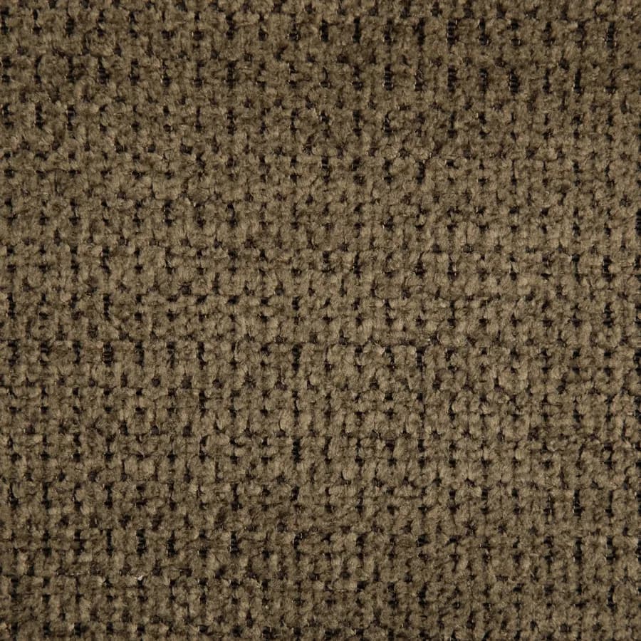 Pouf 47x42 cm in tessuto effetto maglia tabacco - Ticus