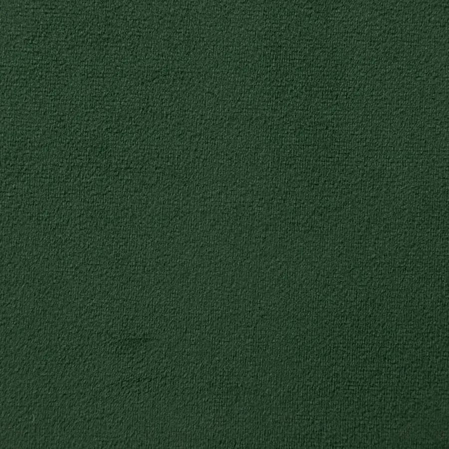Panca contenitore 110x44 cm in velluto verde e gambe in metallo nero - Jannali