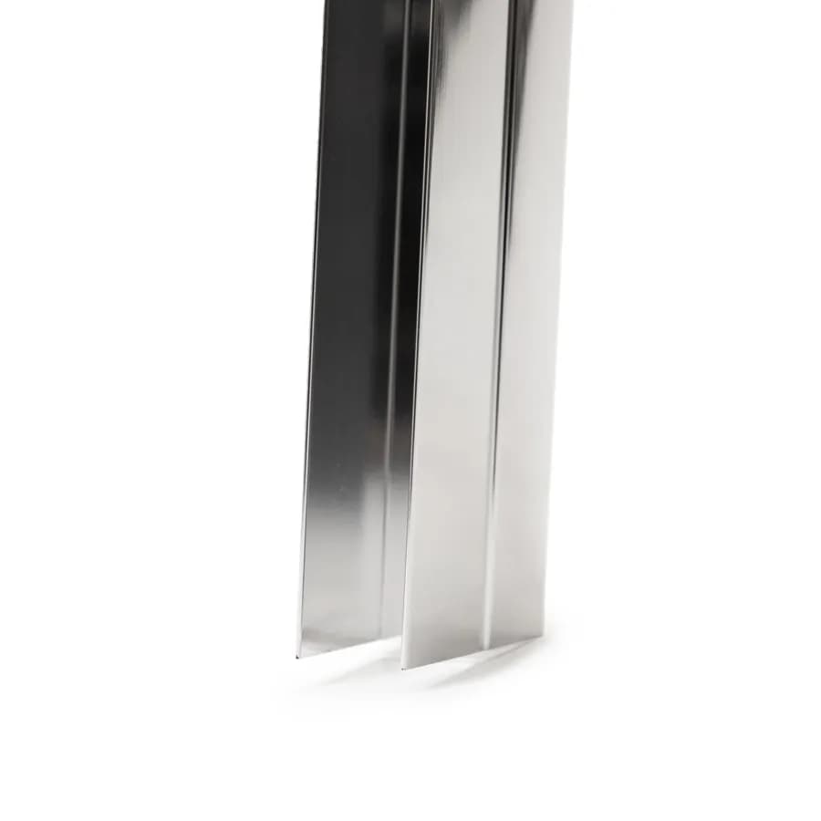 Profilo di estensione 6,1 - 9,1 cm per box doccia in alluminio cromato - Skin