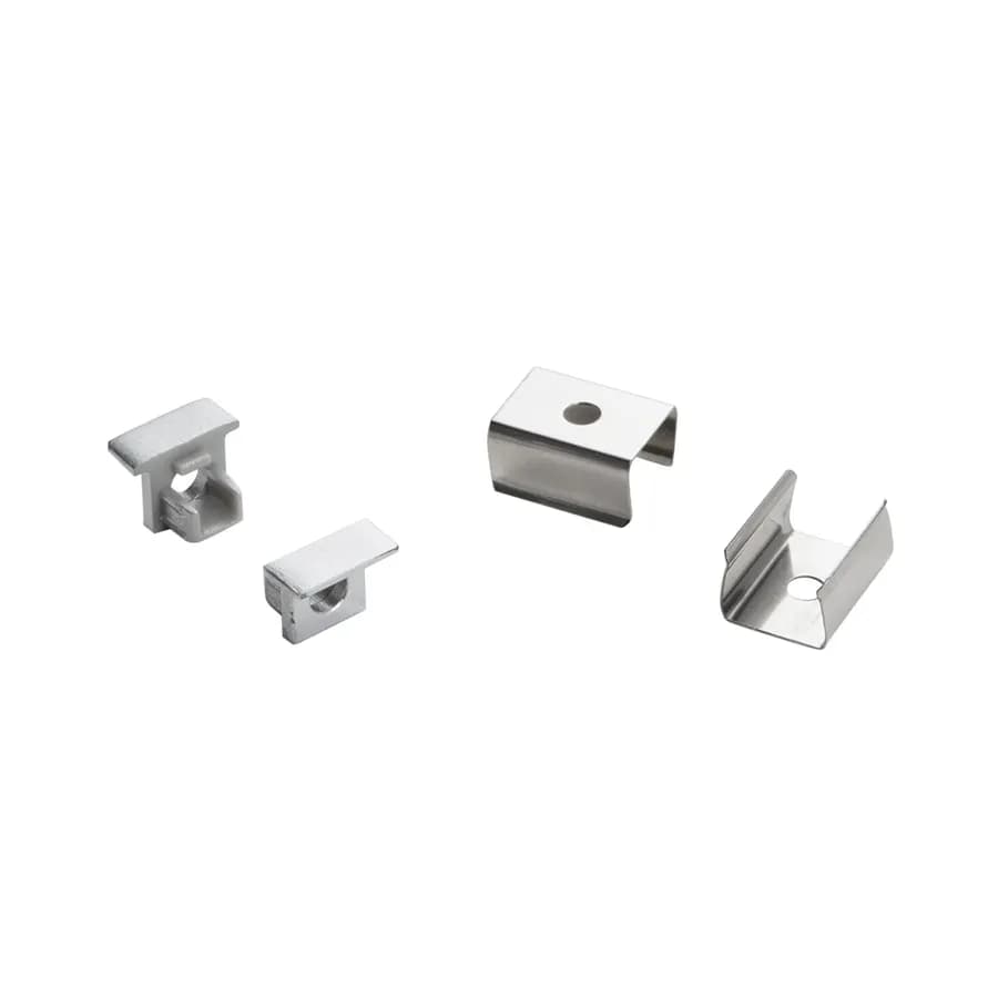 Profilo a rapido fissaggio 200x1,2 cm in alluminio silver - Costaky