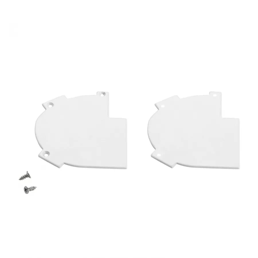 Profilo a veletta 200x9,5 cm in alluminio bianco con diffusore opale - Golly
