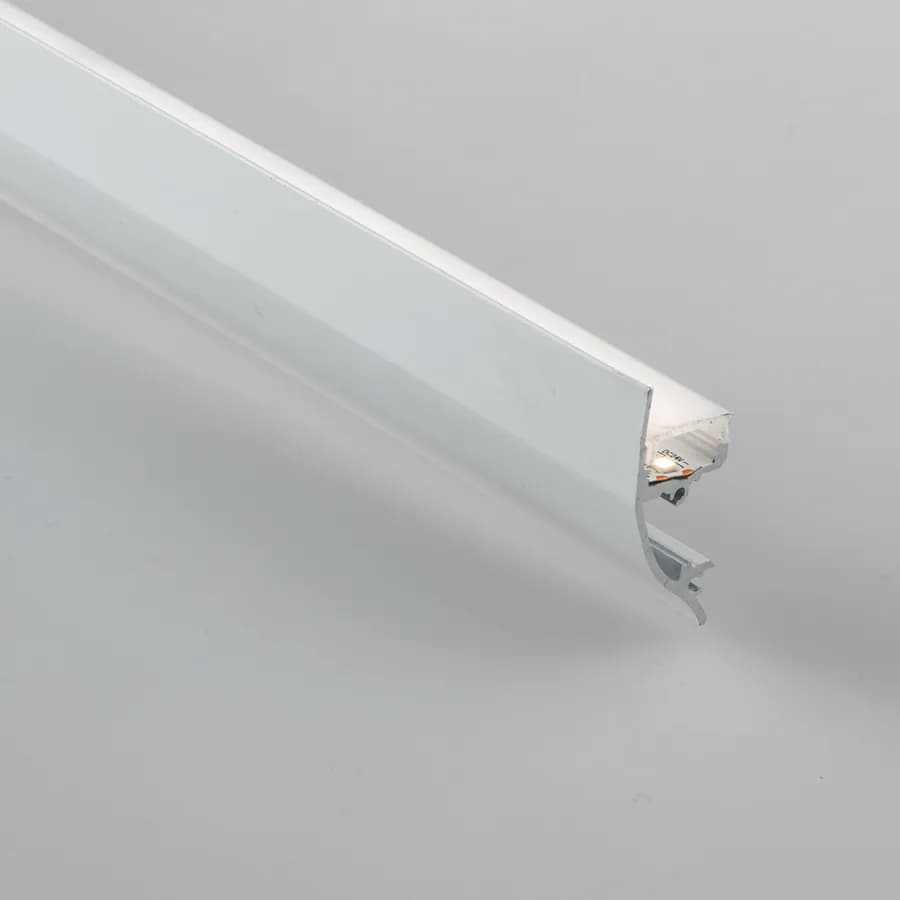 Profilo a veletta 200x1,2 cm in alluminio bianco - Veily
