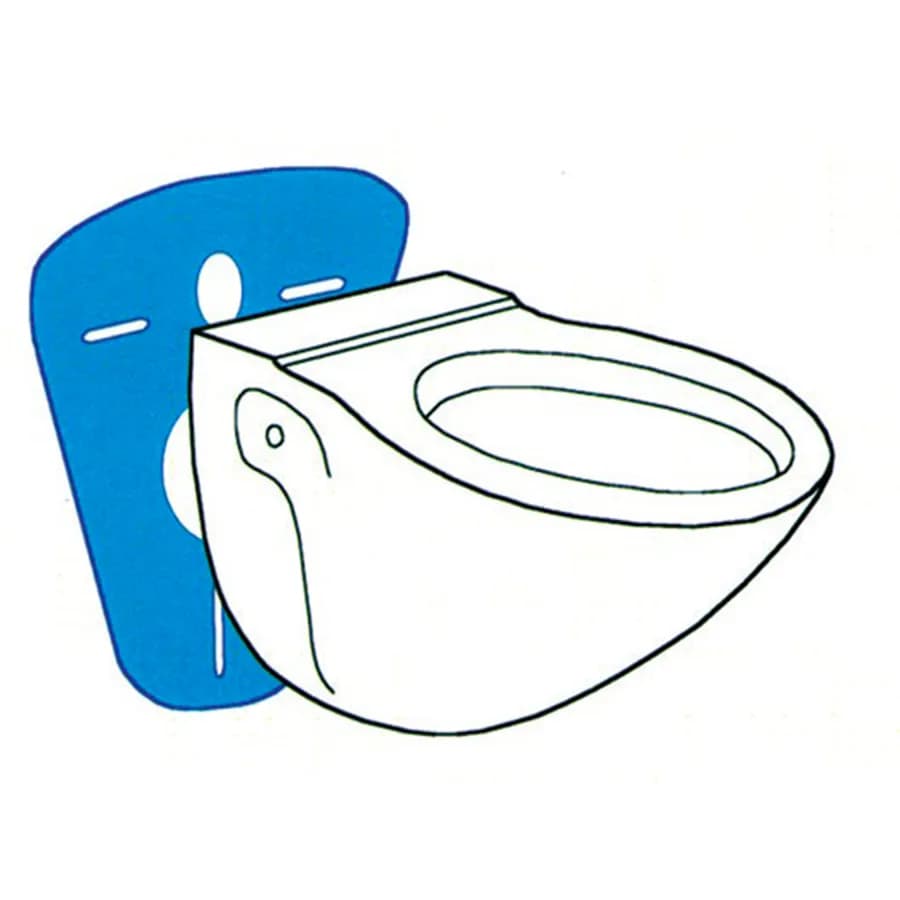 Protezione universale antiurto termo acustica per installazione sanitari sospesi