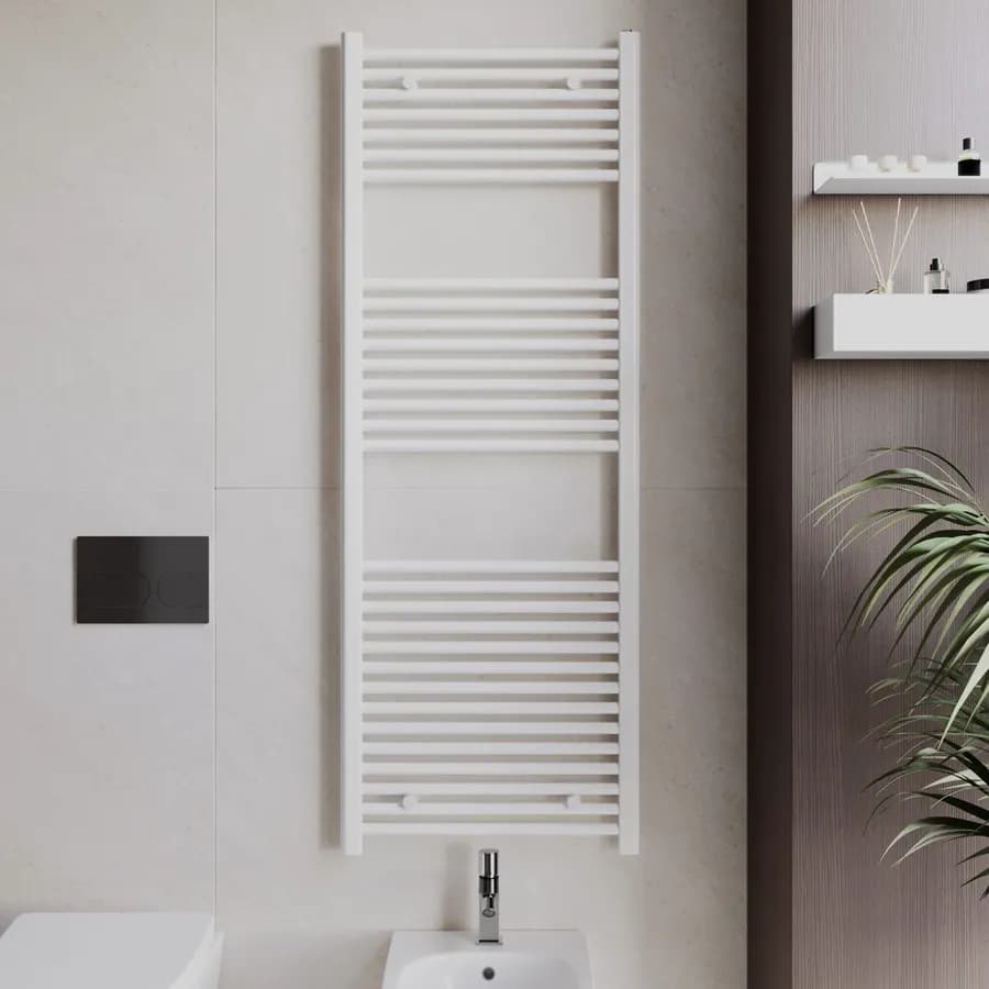 Termoarredo scaldasalviette 1500x550 bianco interasse 500 mm - Alpina