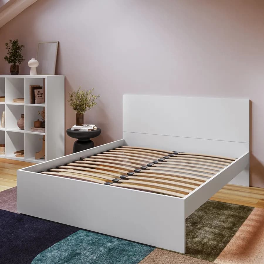 Rete a doghe per letto matrimoniale 160x190 cm senza piedini
