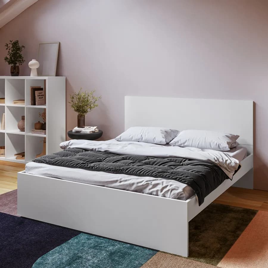 Rete a doghe per letto matrimoniale 160x190 cm senza piedini