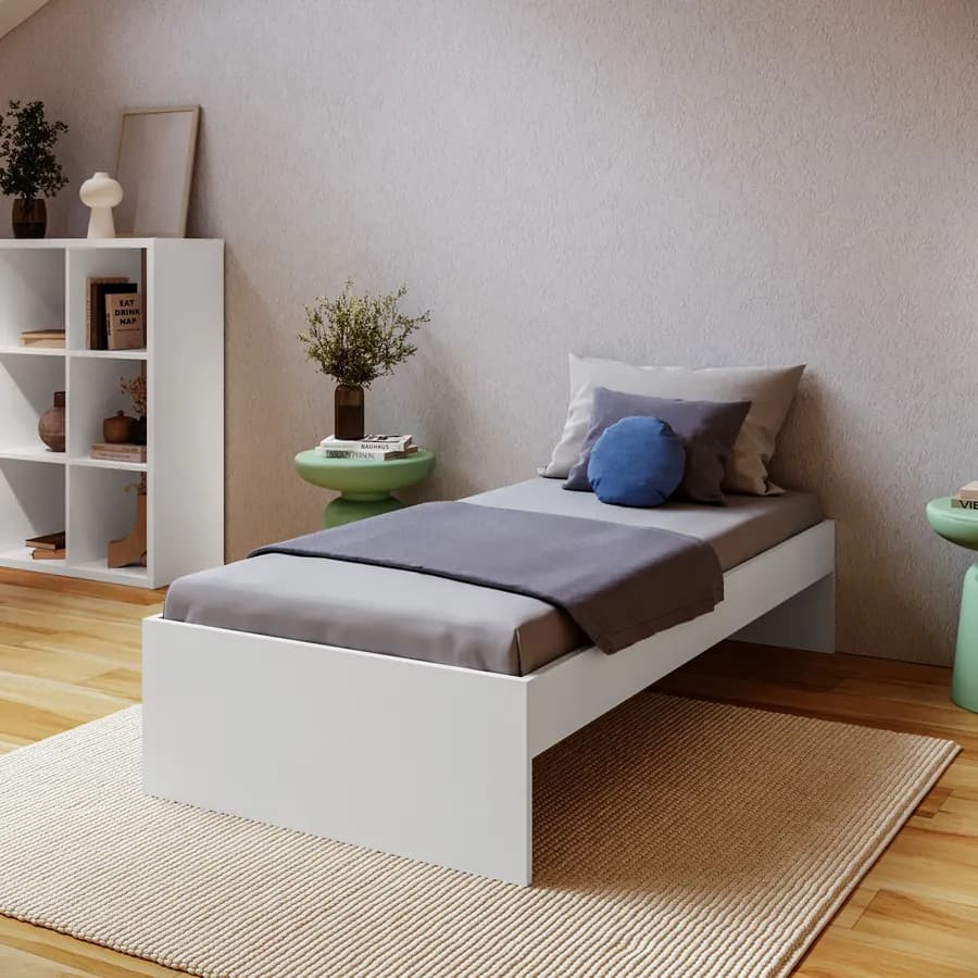 Rete a doghe per letto singolo 80x200 cm senza piedini