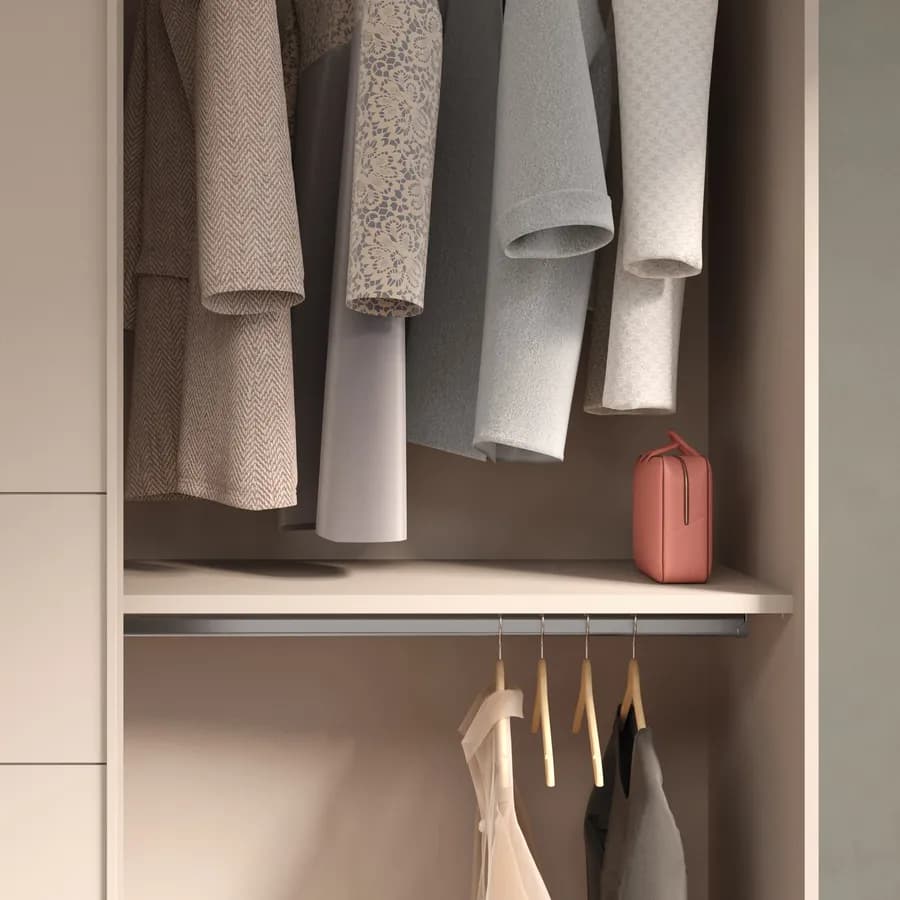 Ripiano da 107 cm per armadio scorrevole Cindy Jessie Boyce Eldon da 220 cm cashmere