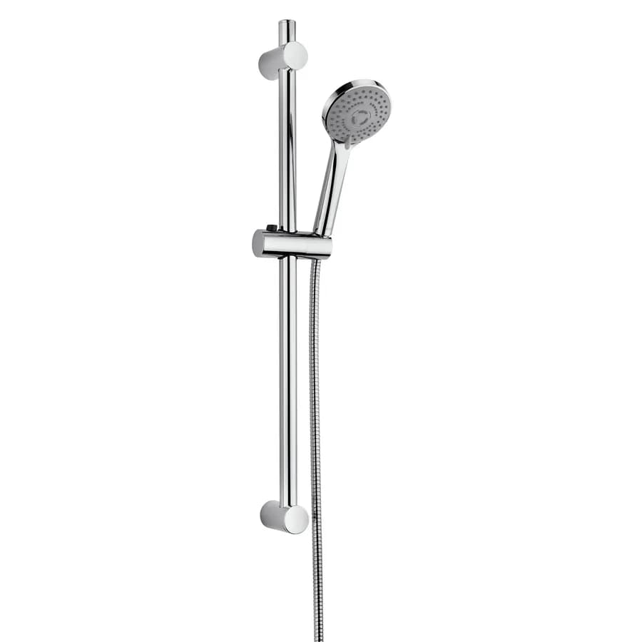 Saliscendi Opalia di Jacuzzi - Rubinetteria con doccino multigetto e flessibile in ottone cromato