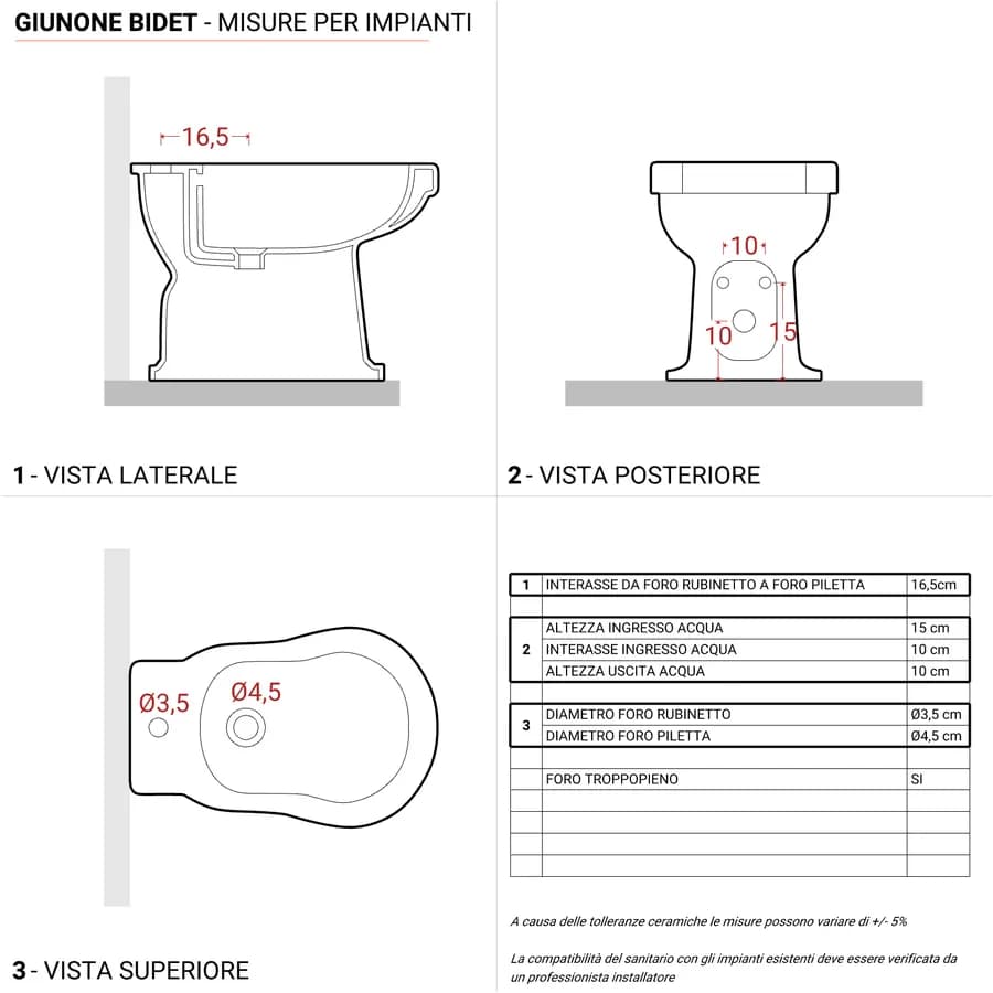 Sanitari Azzurra Giunone in ceramica completi di wc con scarico a terra