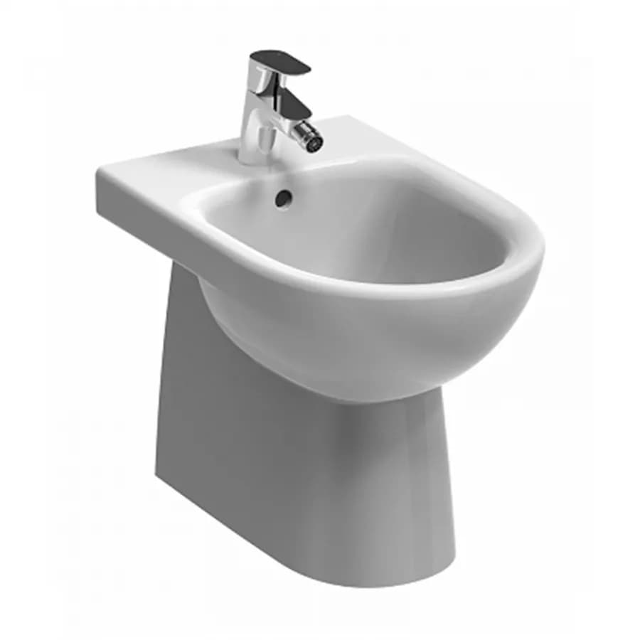 Sanitari filomuro ceramica completi di sedile copriwc Serie Selnova - Geberit