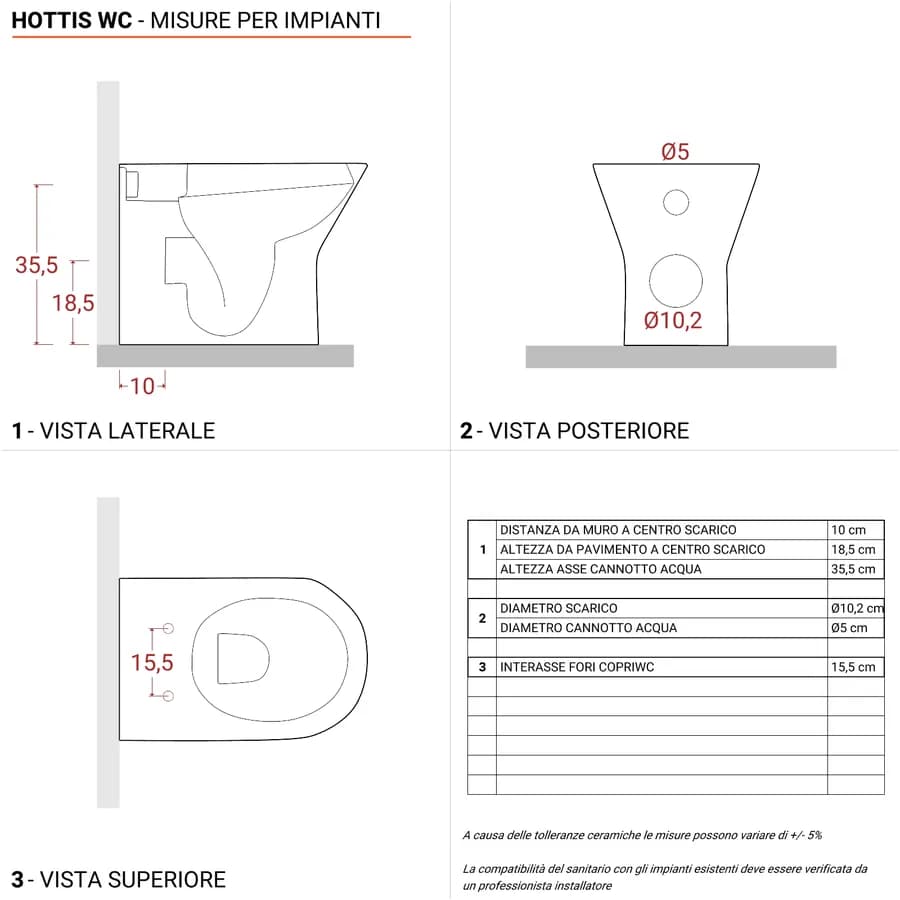 Sanitari filomuro coppia vaso rimless con bidet in ceramica e copriwc soft close - Hottis