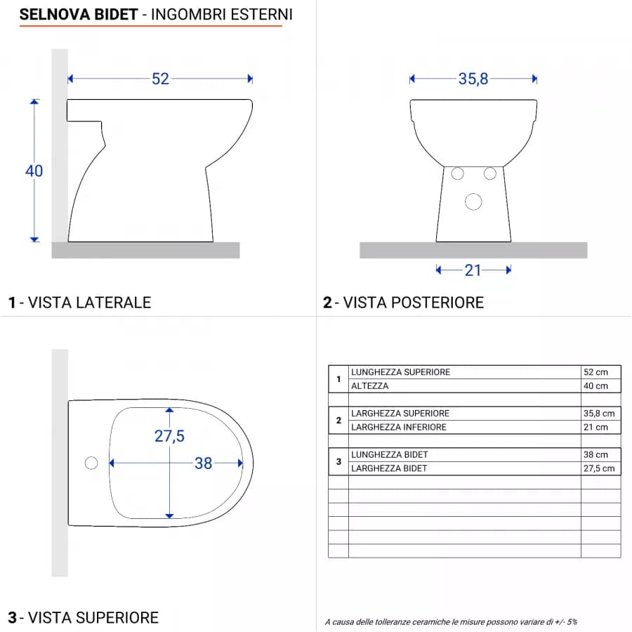 Sanitari monoblocco a cacciata rimfree allaccio inferiore sedile SoftClose Serie Selnova - Geberit