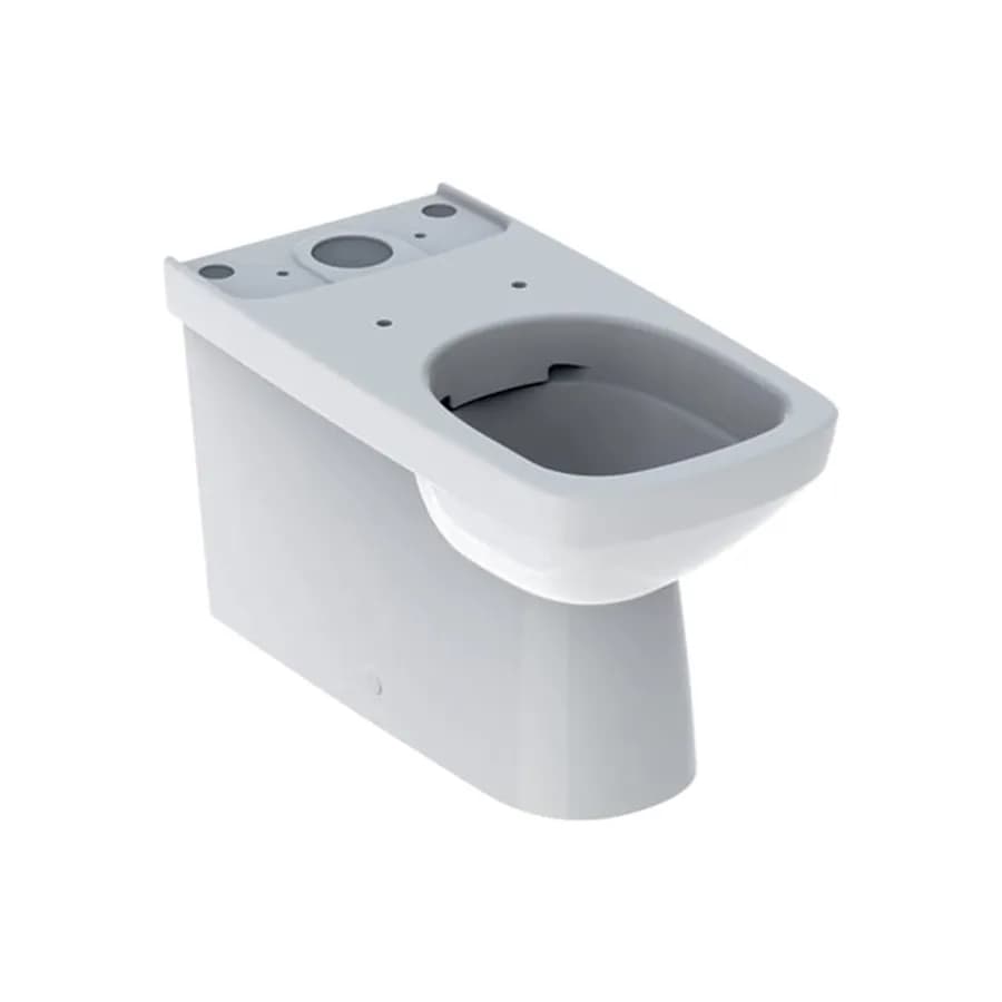 Sanitari monoblocco a cacciata rimfree allaccio inferiore Selnova Square - Geberit