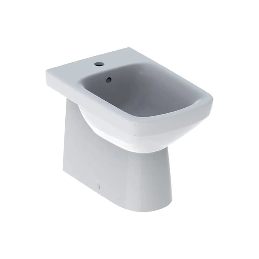 Sanitari monoblocco a cacciata rimfree allaccio inferiore Selnova Square - Geberit