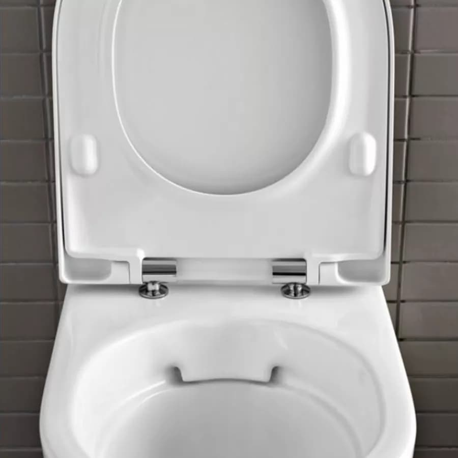 Sanitari sospesi a cacciata rimfree sedile SoftClose Serie Acanto - Geberit
