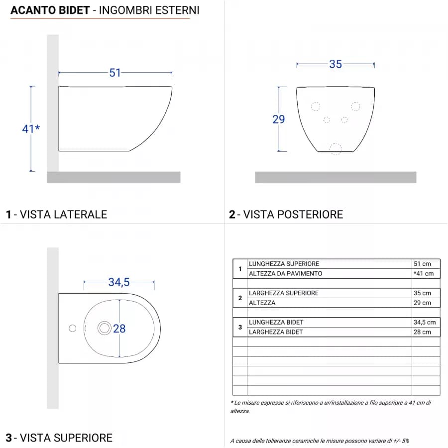 Sanitari sospesi a cacciata rimfree sedile SoftClose Serie Acanto - Geberit