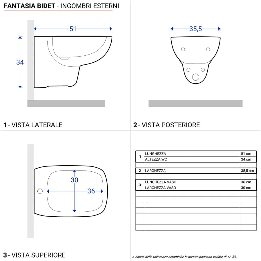 Sanitari sospesi rimfree sedile SoftClose Serie Fantasia - Geberit
