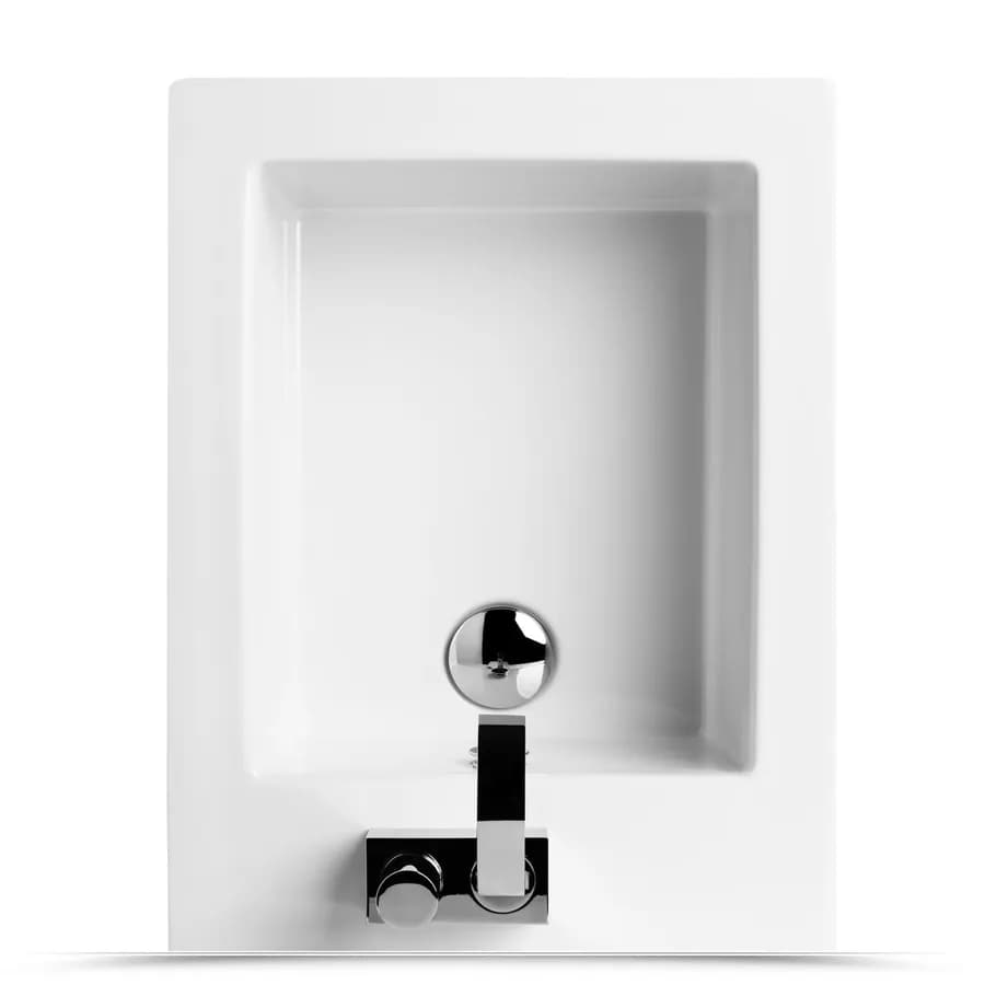 Sanitari sospesi in ceramica serie con sedile copri wc e kit fissaggio - Frozen di Simas