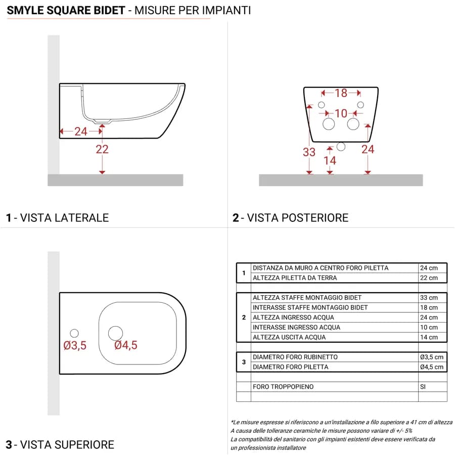 Sanitari sospesi rimfree sedile Soft Close Serie Smyle Square - Geberit