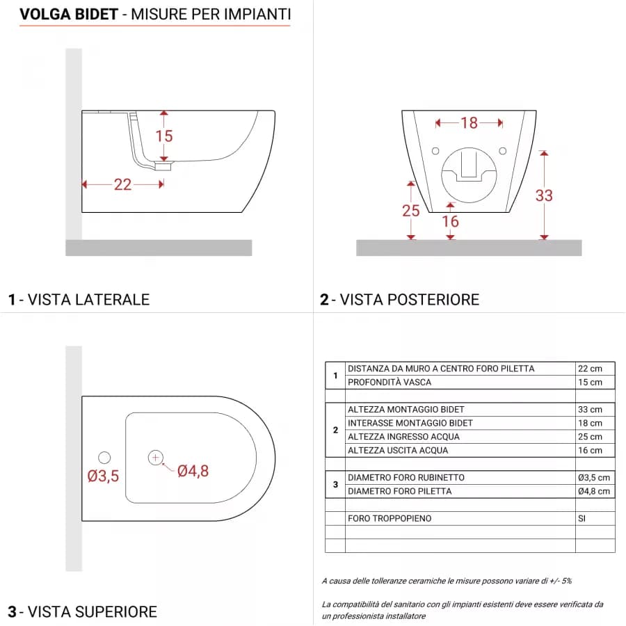 Sanitari sospesi rimless ceramica Volga risciacquo integrale con copriwc softclose