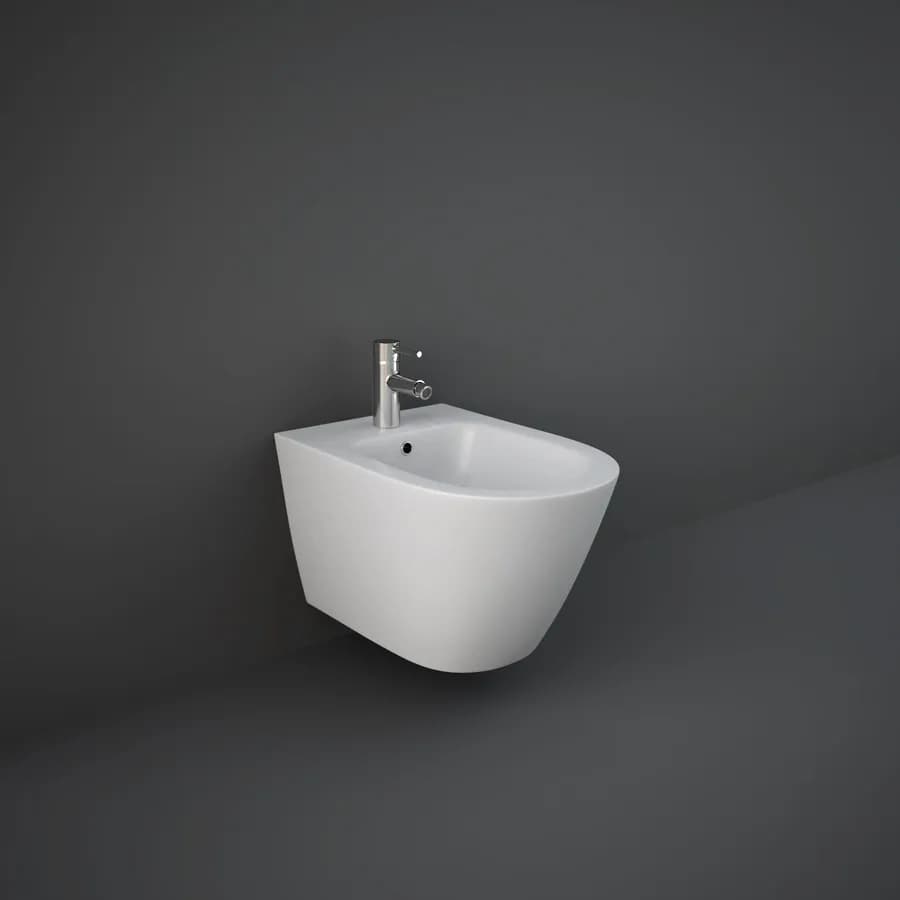 Sanitari sospesi rimless design bianco opaco matt con sedile ultraslim softclose - Nobu