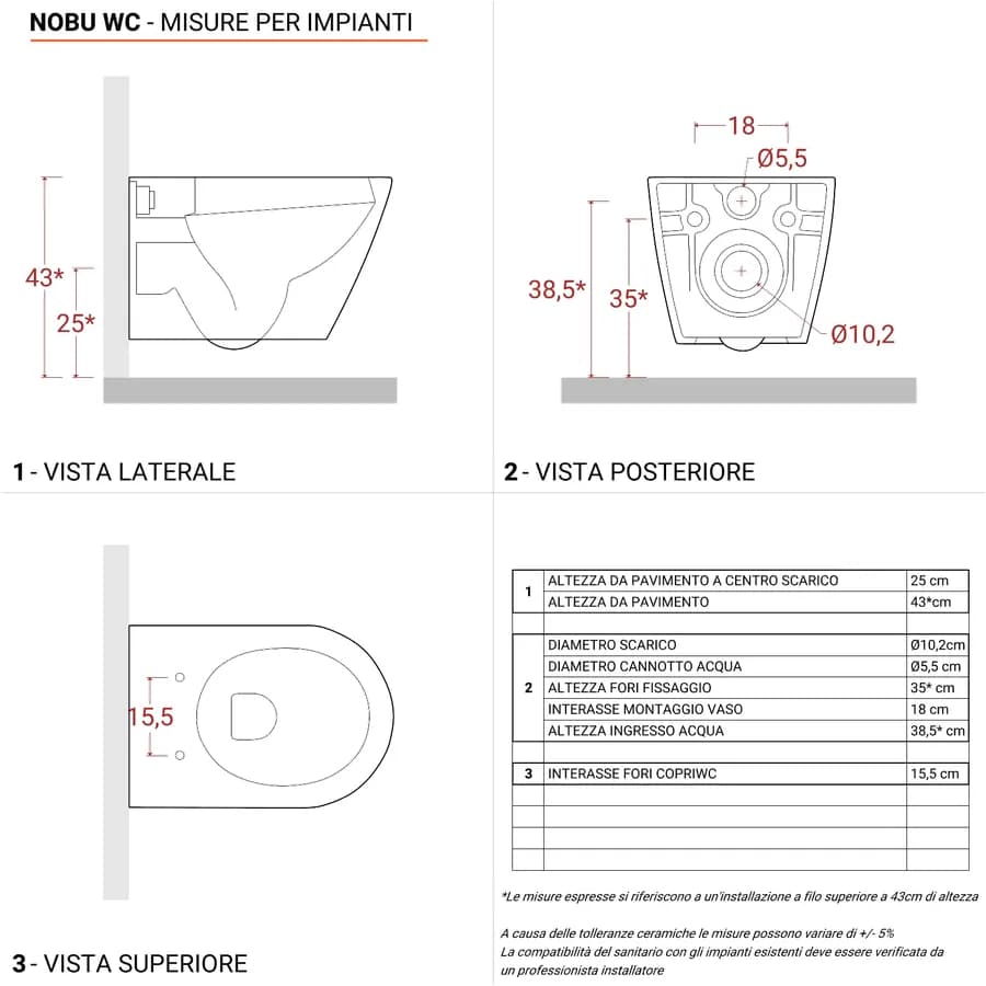 Sanitari sospesi rimless design bianco opaco matt con sedile ultraslim softclose - Nobu