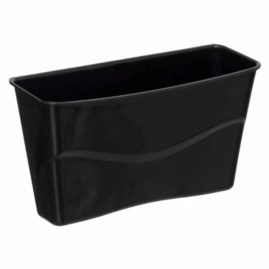 Scolapiatti 43x19h cm in metallo nero con manici in legno
