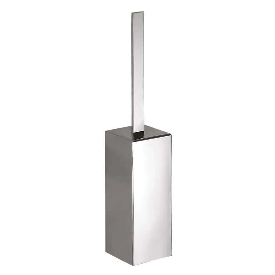 Portascopino d'appoggio in acciaio inox cromo - Lounge di Gedy