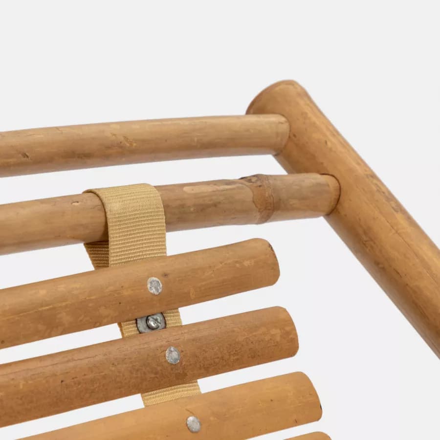Sdraio reclinabile in 4 posizioni in legno di bambù - Batik