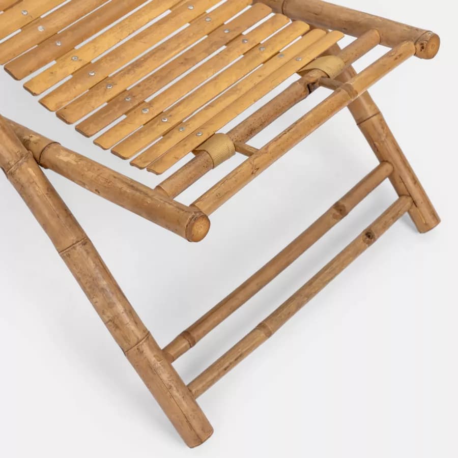 Sdraio reclinabile in 4 posizioni in legno di bambù - Batik