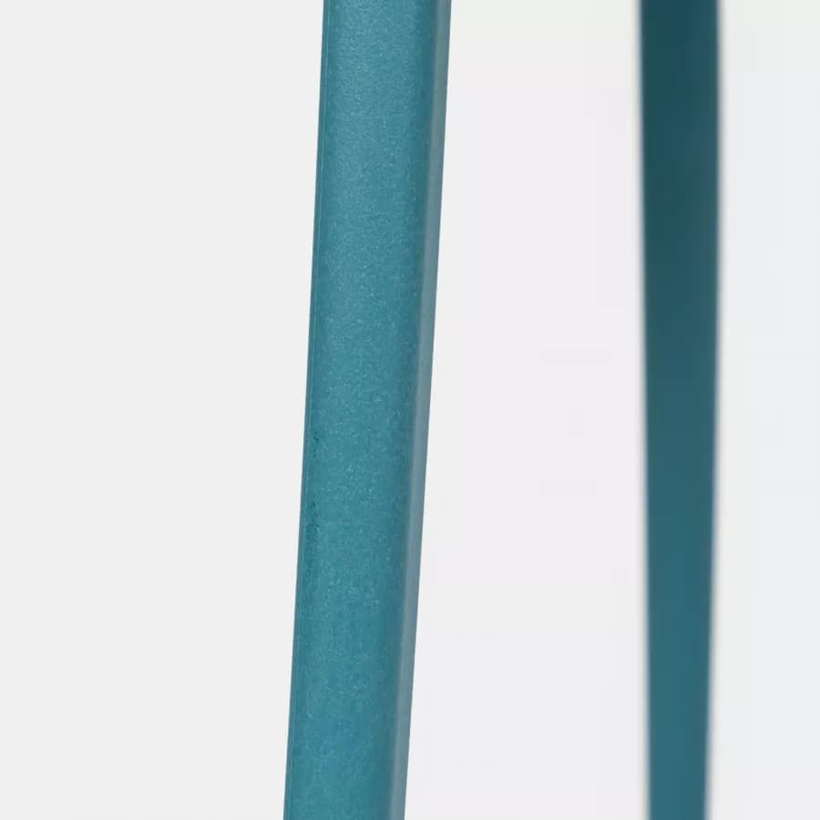 Sedia impilabile in polipropilene blu maldive - Qalis