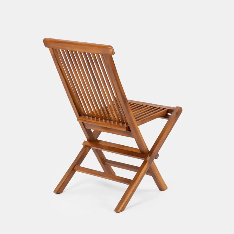 Sedia da esterno pieghevole in legno teak - Louis