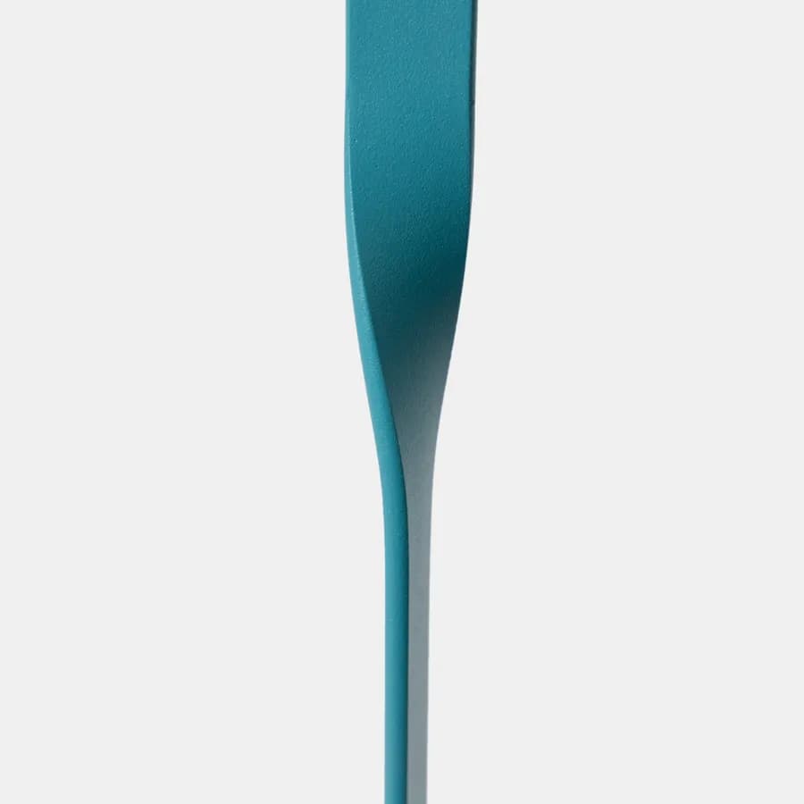 Sedia da giardino pieghevole in metallo blu pavone - Atelier