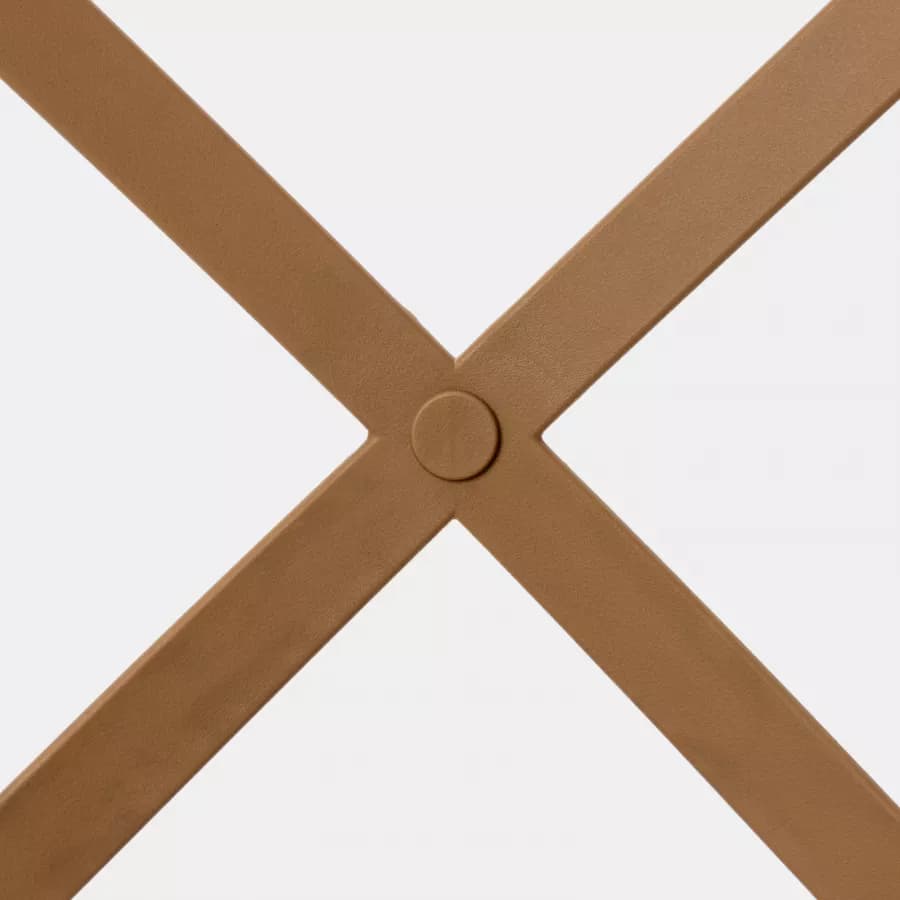 Sedia da interno impilabile in polipropilene cappuccino - Demetra