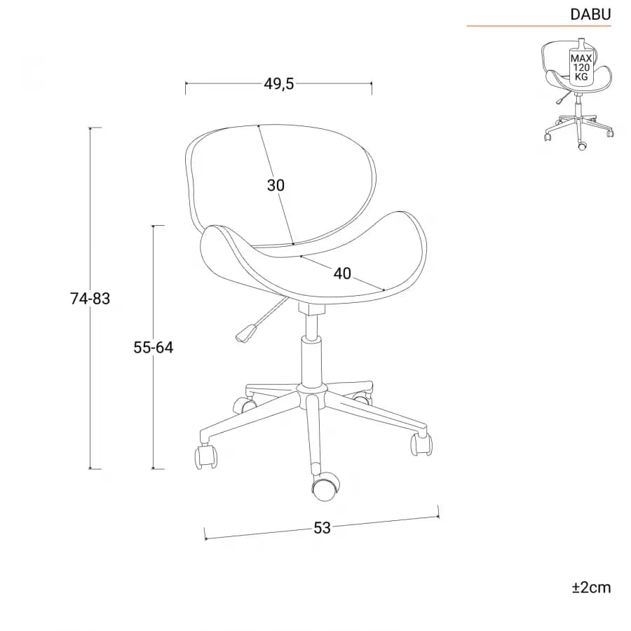 Sedia da ufficio in similpelle nera con rivestimento in legno e base cromata - Dabu