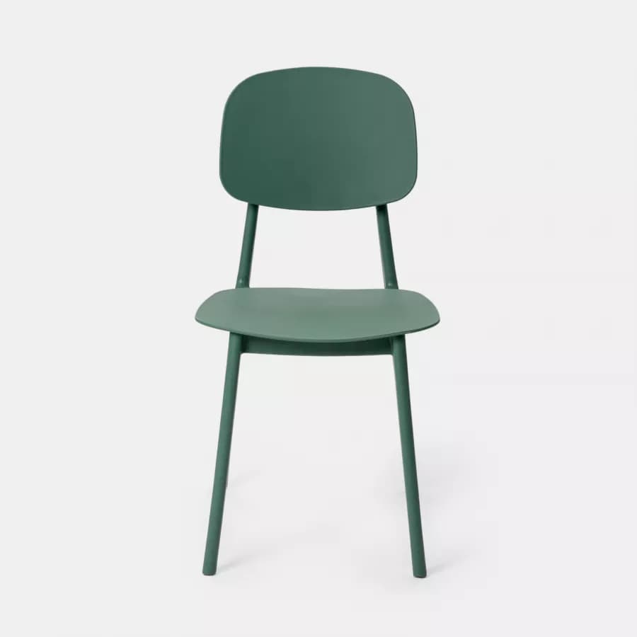 Sedia in polipropilene verde - Lilibeth