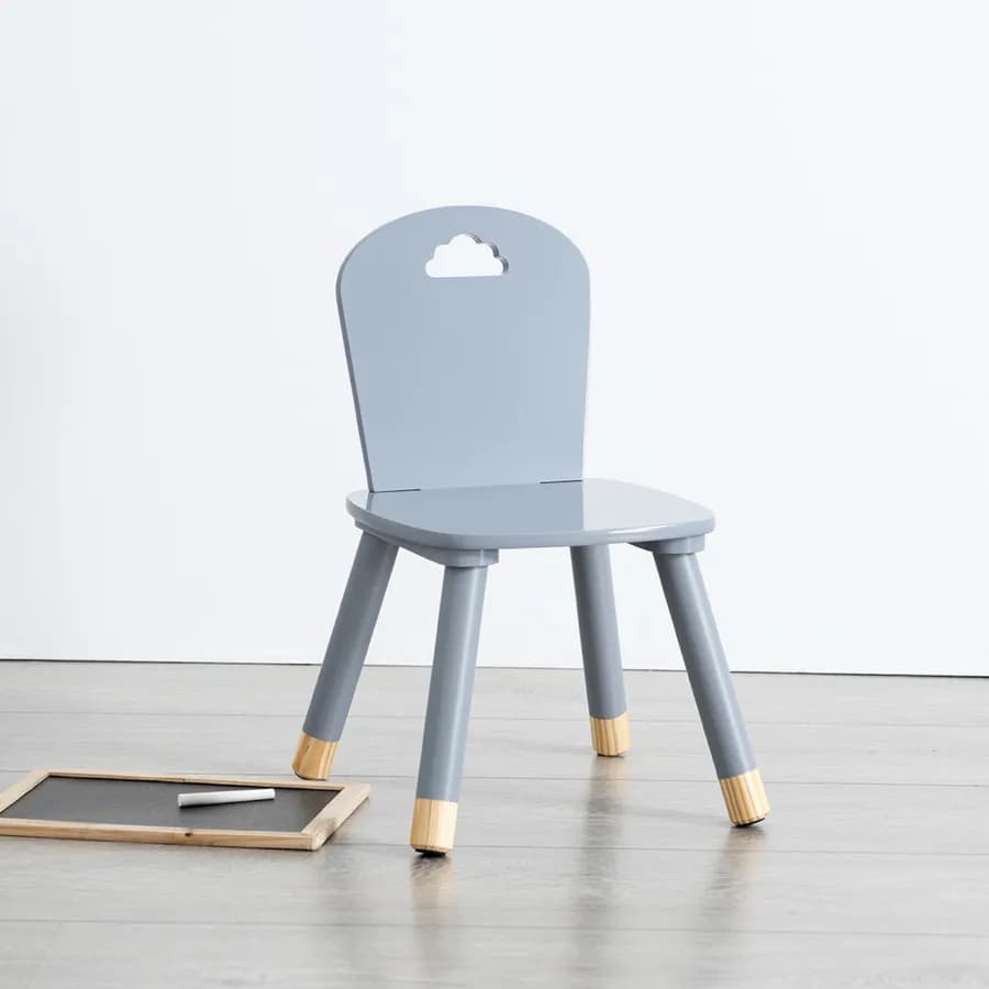 Sedia per bambini 32x50h cm in legno grigio - Sweety Chair