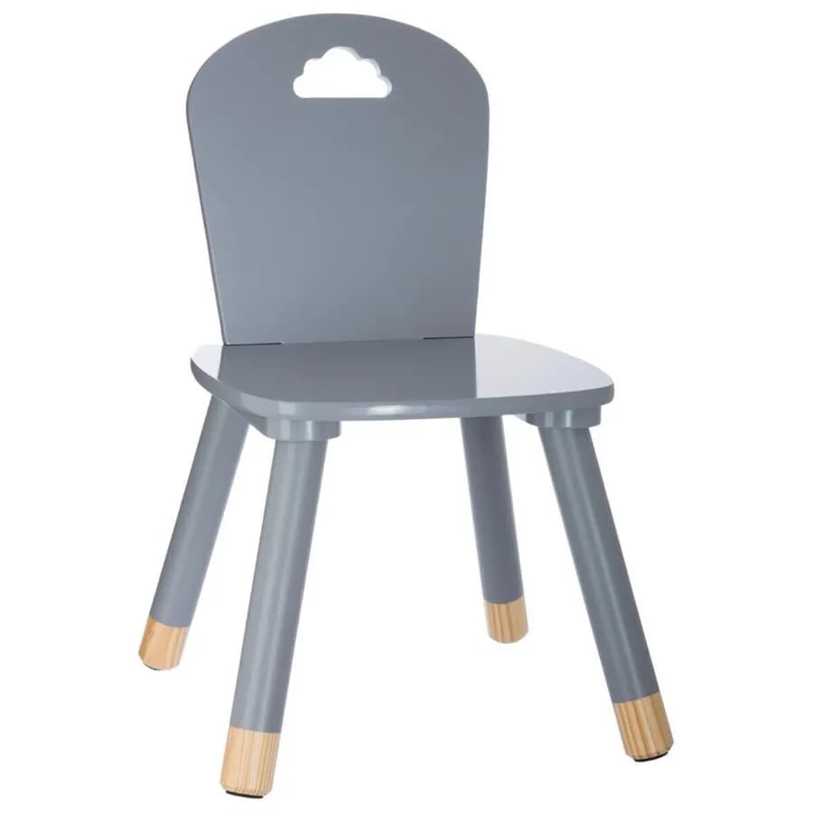 Sedia per bambini 32x50h cm in legno grigio - Sweety Chair