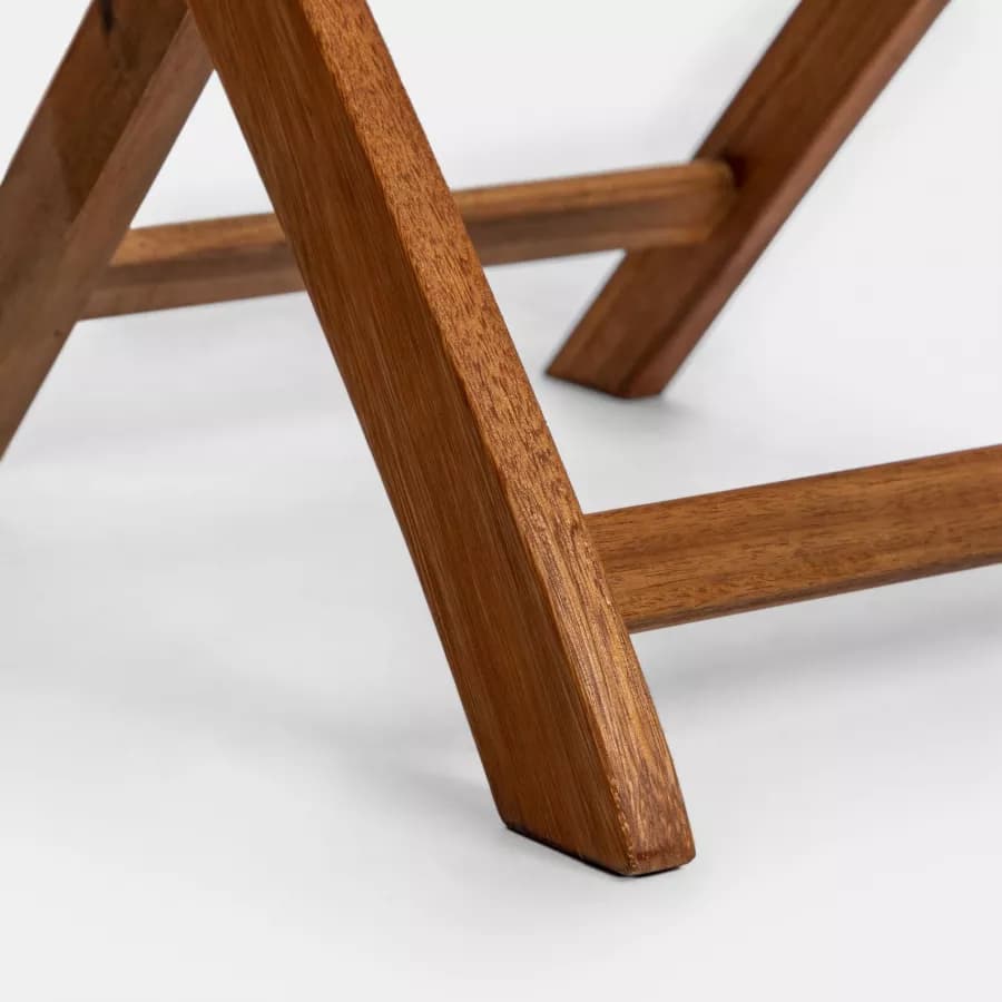 Sedia pieghevole salvaspazio in legno di acacia - Paja