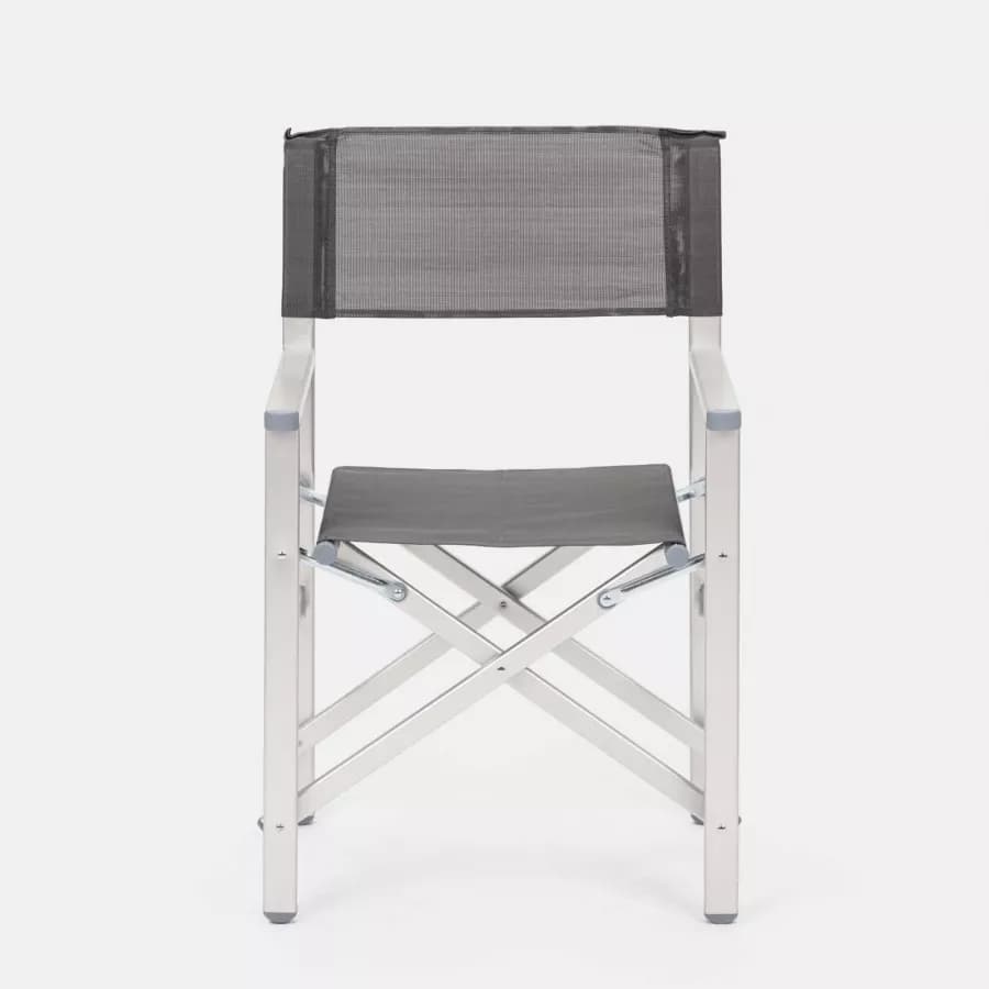 Sedia regista in textilene antracite - Aloha
