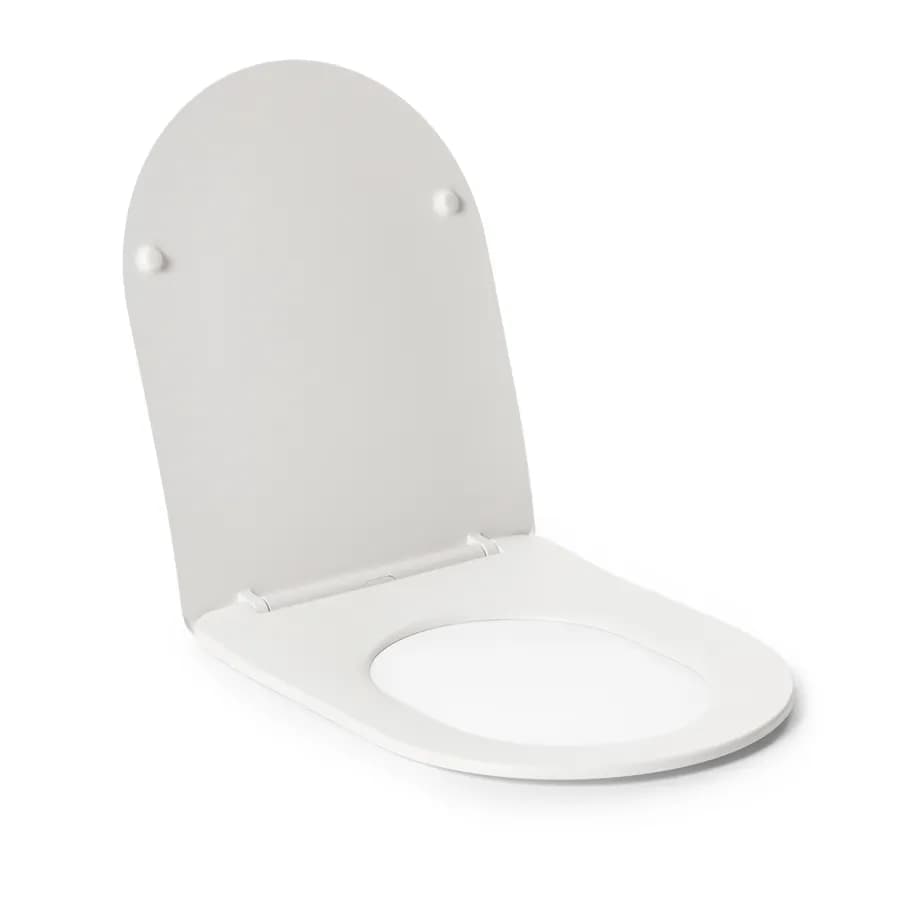 Sedile copriwc bianco opaco per vaso Nadir