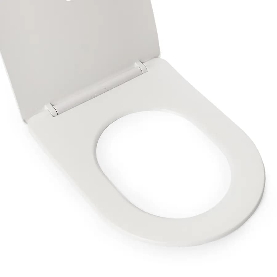 Sedile copriwc bianco opaco per vaso Nadir