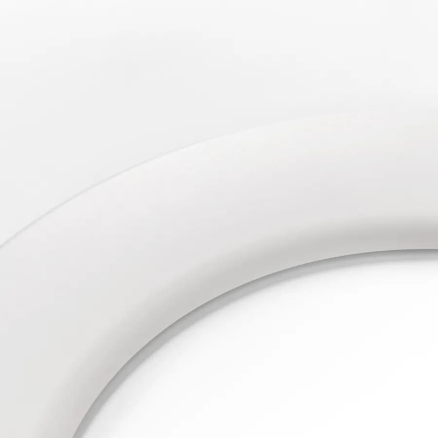 Sedile copriwc bianco opaco per vaso Nadir