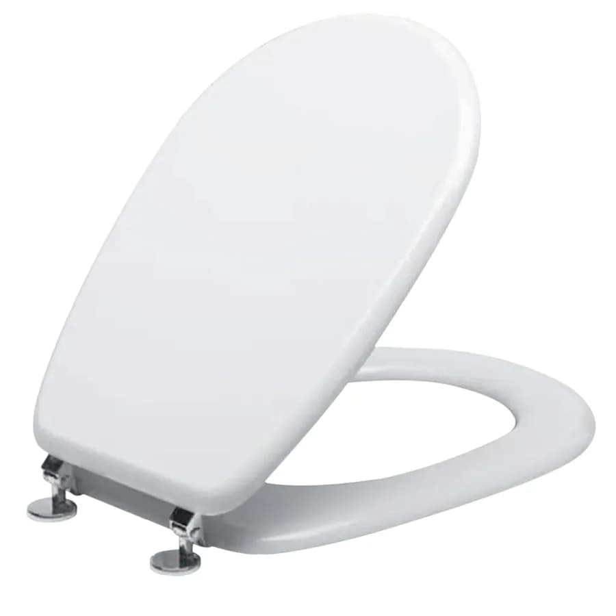 Sedile copriwc in legno bianco compatibile con la serie Liuto di Ideal Standard