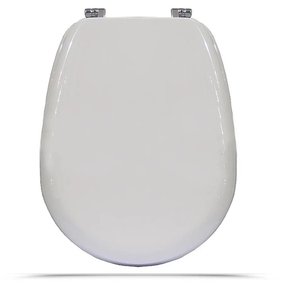 Sedile copriwc in legno bianco compatibile con la serie Liuto di Ideal Standard