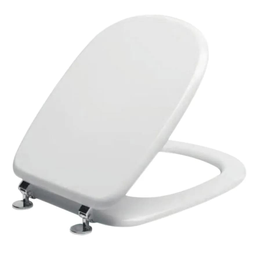 Sedile copriwc legno bianco compatibile con la Serie Tesi di Ideal Standard