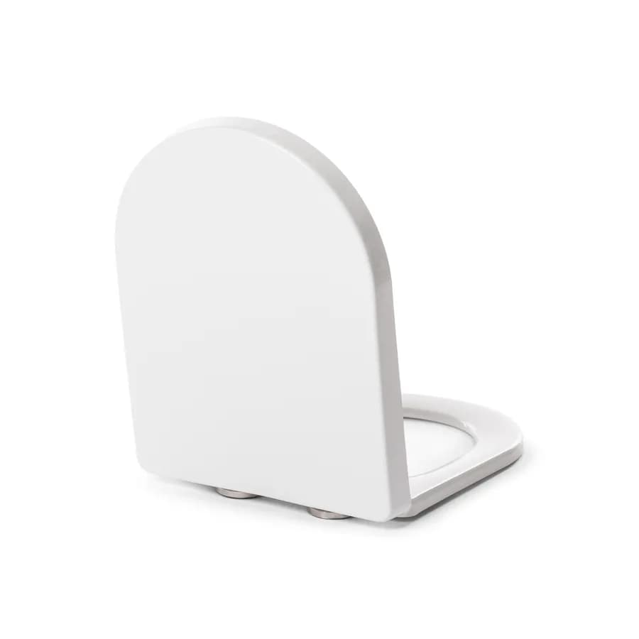 Sedile copriwc slim soft-close bianco lucido - Rivas